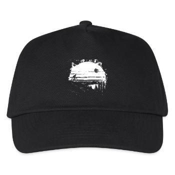 Graphique cycliste - Casquette de baseball Enfant - noir - Devant