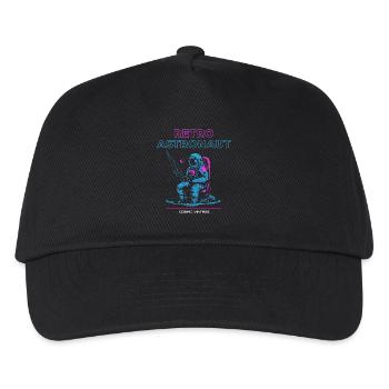 Retro Astronaut - Kids’ Baseball Cap - black - Front