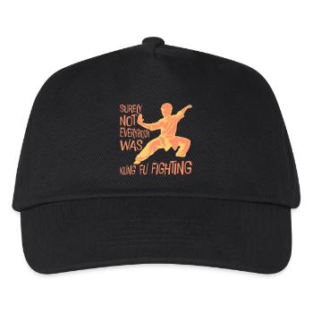 Surely Not Everybody Was Kung Fu Fighting Lustig - Kids’ Baseball Cap - black - Front