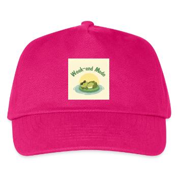 Chill Frog Fashion Weekend - Kids’ Baseball Cap - fuchsia - Front