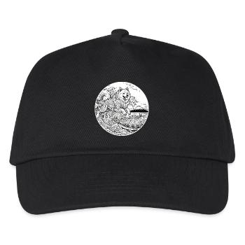Eurasier | Fluffy Wave - Kinder Basecap - Schwarz - Vorne