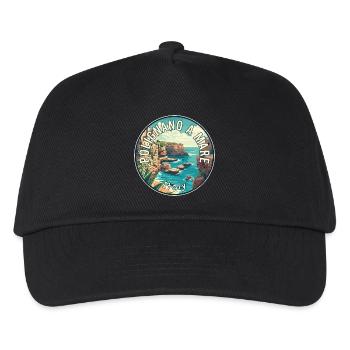 Experience Coastal Splendor Polignano a Mare Italy - Kids’ Baseball Cap - black - Front