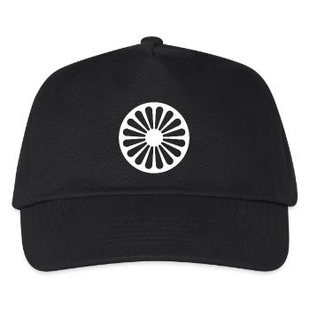 Romani-Chakra-Rad - Kinder Basecap - Schwarz - Vorne