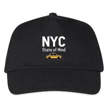 New York State of Mind Ambiance de taxi à New York - Casquette de baseball Enfant - noir - Devant