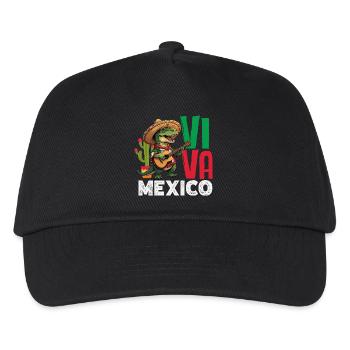 Mexico Pride & Home Mexican Mexico Flag - Kids’ Baseball Cap - black - Front
