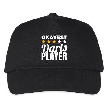 Joueur moyen de fléchettes - Casquette de baseball Enfant - noir - Devant