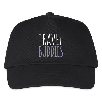 Compagnon de voyage - Casquette de baseball Enfant - noir - Devant