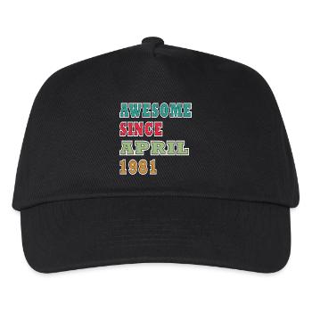 Great since April 1981 - Kids’ Baseball Cap - black - Front