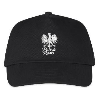 Polish Roots – Vintage Eagle Polish Roots - Kids’ Baseball Cap - black - Front