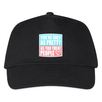 Tu n’es jolie que dans la mesure où tu traites les gens, Ehrlich - Casquette de baseball Enfant - noir - Devant