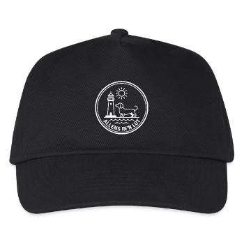 Dackel Meer Platt Allens in'n Lot - Kinder Basecap - Schwarz - Vorne