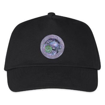 Zodiac Sign Sternzeichen Krebs Cancer Geschenk - Kinder Basecap - Schwarz - Vorne