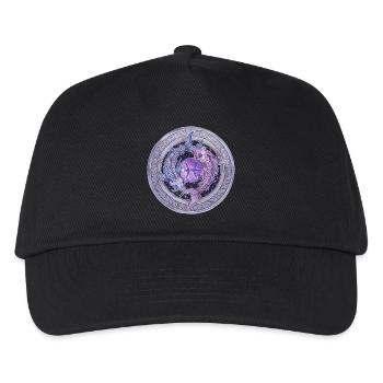 Zodiac Sign Sternzeichen Fische Pisces Geschenk - Kinder Basecap - Schwarz - Vorne