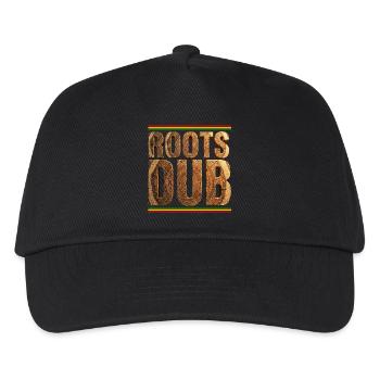 Roots Dub Reggae Wood - Casquette de baseball Enfant - noir - Devant