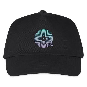 DJ Vinyl Music - Kids’ Baseball Cap - black - Front