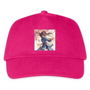 Ninja de la Lame Fleur en kimono - Casquette de baseball Enfant - fuchsia - Devant