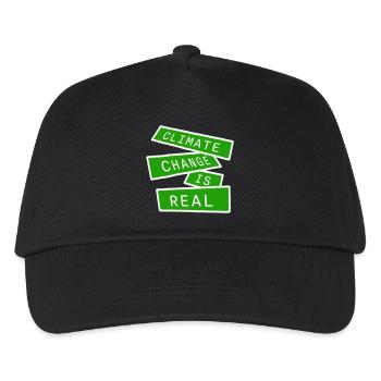 Climate Change Is Real Climate Change Science - Kids’ Baseball Cap - black - Front