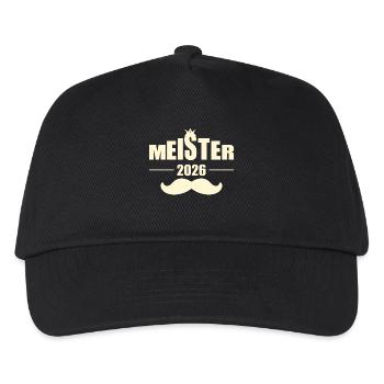Graduation 2026 Master Craftsman's Examinations - Mustache - Kids’ Baseball Cap - black - Front