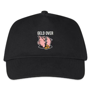 Geldverlust Piggy Bank - Kinder Basecap - Schwarz - Vorne