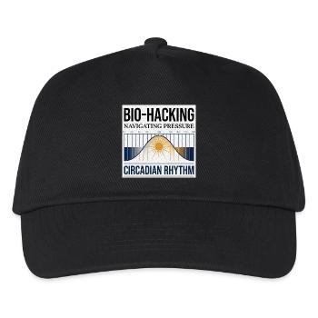 Bio Hacking - Casquette de baseball Enfant - noir - Devant