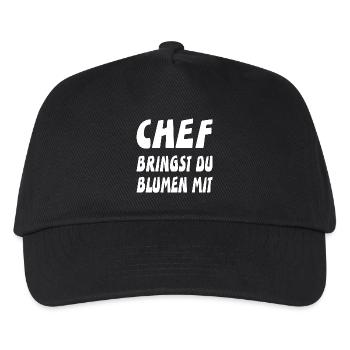 Chef - Kinder Basecap - Schwarz - Vorne