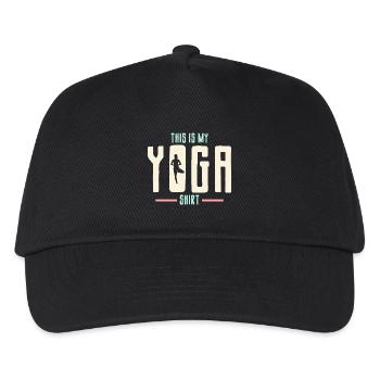 Yoga - Kinder Basecap - Schwarz - Vorne