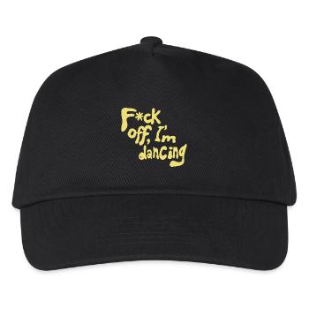 F*ck off, I'm dancing - Kinder Basecap - Schwarz - Vorne