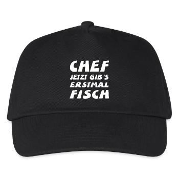 Chef - Kinder Basecap - Schwarz - Vorne