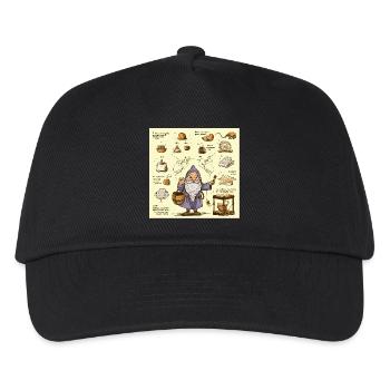 Alchemie Küchenzauberer - Kinder Basecap - Schwarz - Vorne