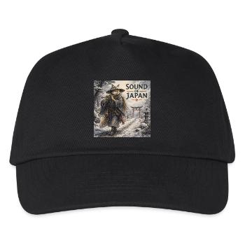 Conception japonaise de la flûte kitsune - Casquette de baseball Enfant - noir - Devant