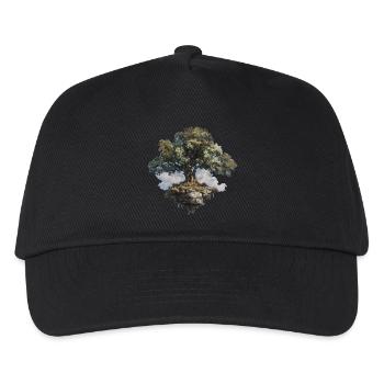 Baum - Kinder Basecap - Schwarz - Vorne