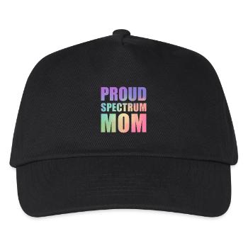 Stolze Spectrum-Mama - Kinder Basecap - Schwarz - Vorne