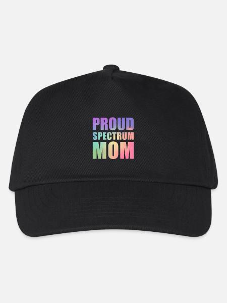 Stolze Spectrum-Mama - Kinder Basecap - Schwarz