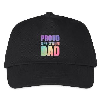 Stolzer Spectrum-Papa - Kinder Basecap - Schwarz - Vorne