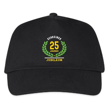 Schreiner Jubiläum 25 Jahre 25. Schreinerei Jubi - Kinder Basecap - Schwarz - Vorne