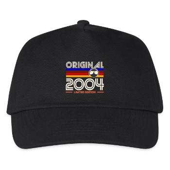 Originale Retro Audio Ausgabe von 2004 - Kinder Basecap - Schwarz - Vorne