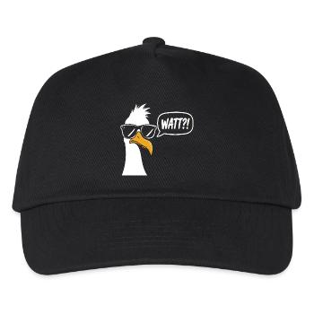 Lunettes de soleil Mouette avec Watt ?! - Casquette de baseball Enfant - noir - Devant