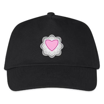 Heart Mandala Wedding Wedding Love Love Decoration - Kids’ Baseball Cap - black - Front