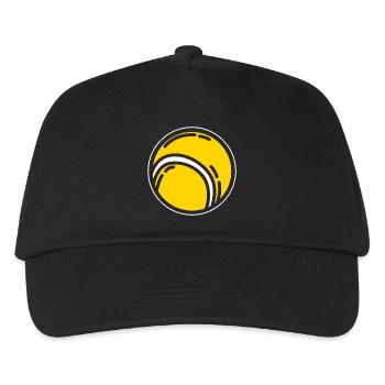 Tennis - Kinder Basecap - Schwarz - Vorne