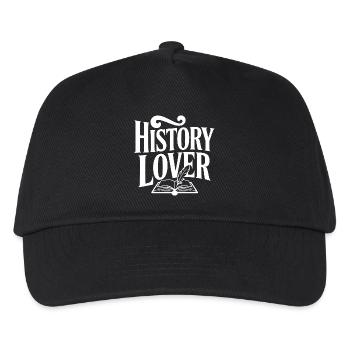 Amateur d’histoire - Casquette de baseball Enfant - noir - Devant