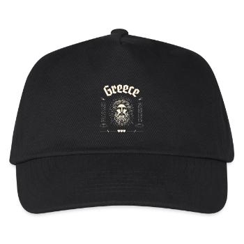 Portrait du dieu ancien de la Grèce - Casquette de baseball Enfant - noir - Devant
