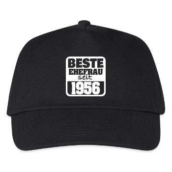 Verliebt 1956 - Kinder Basecap - Schwarz - Vorne