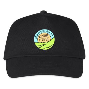 Kind People Are My Kinda People Friendliness - Kids’ Baseball Cap - black - Front