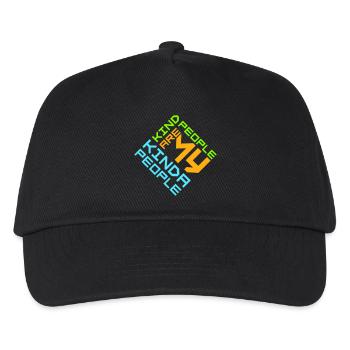 Kind People Are My Kinda People Friendliness - Kids’ Baseball Cap - black - Front