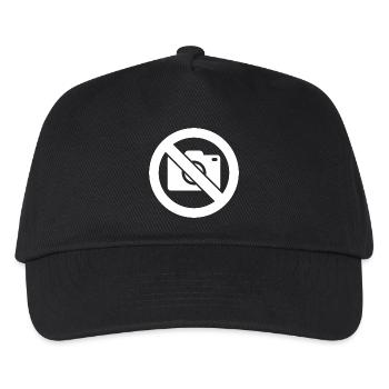 No Photography, No Photos - Kids’ Baseball Cap - black - Front