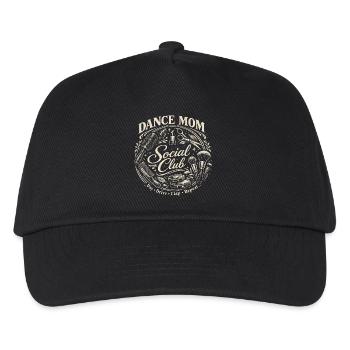 Dance Mom Social Club Retro Make-Up Saying - Kids’ Baseball Cap - black - Front
