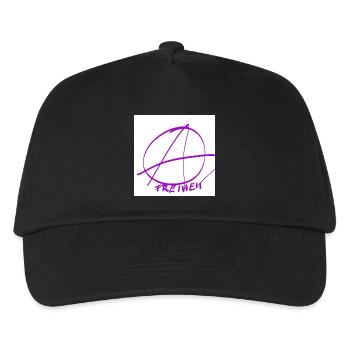 Freedom in the Circle of Anarchy – Purple Lines - Kids’ Baseball Cap - black - Front
