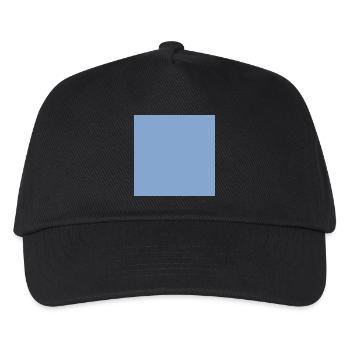 blauer Hintergrund Textur Vorlage personalisieren - Kinder Basecap - Schwarz - Vorne