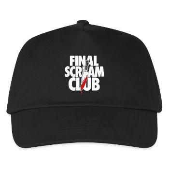 Final Scream Club Horror Design - Kids’ Baseball Cap - black - Front