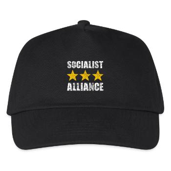Socialist Alliance Stars Shirt - Kids’ Baseball Cap - black - Front